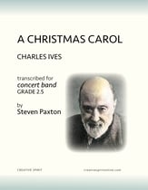 A CHRISTMAS CAROL Concert Band sheet music cover